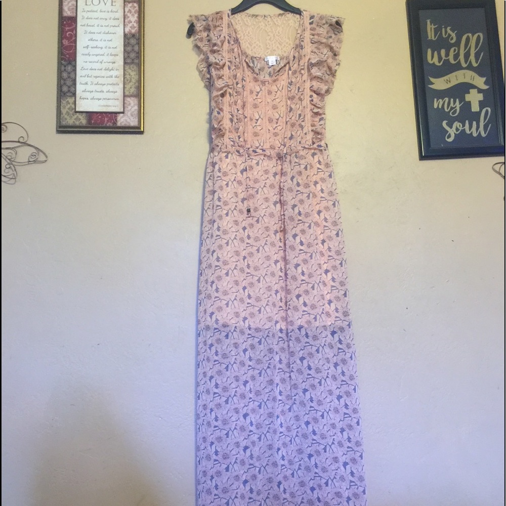 Cute thin long dress